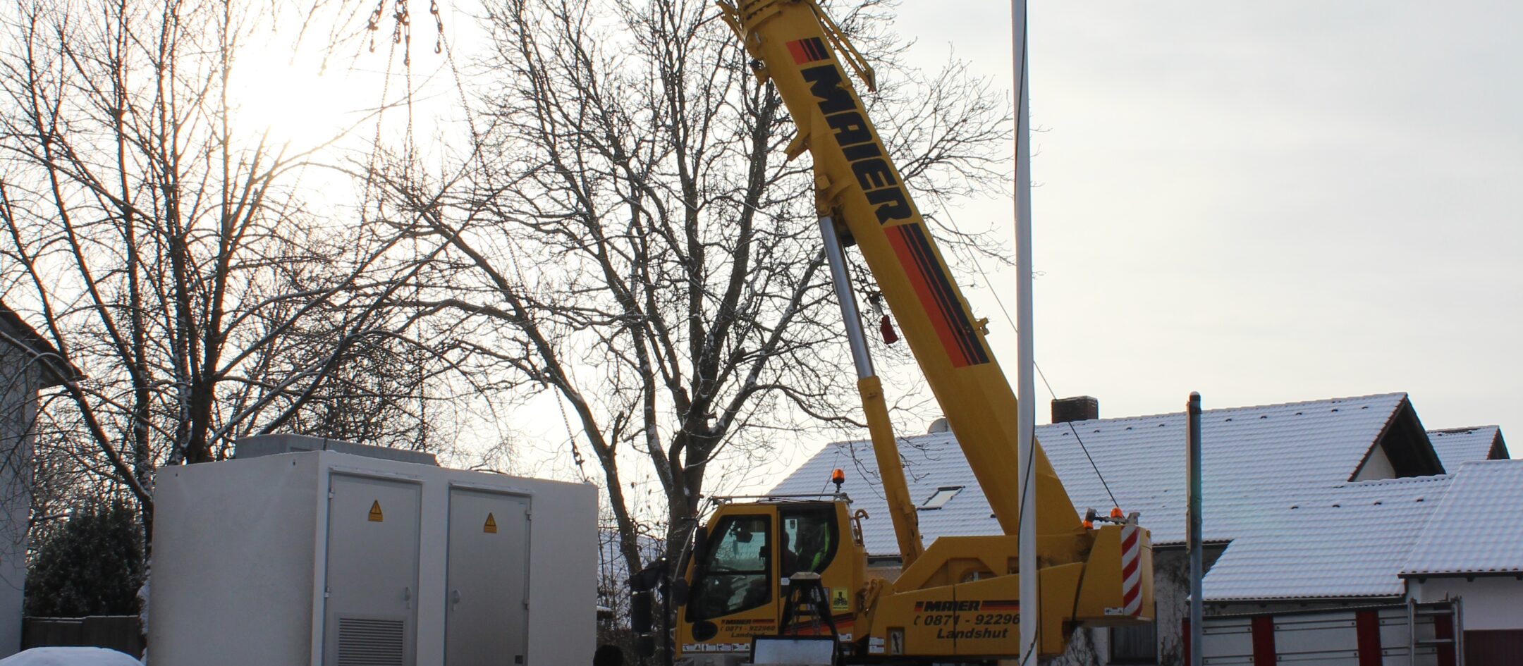 ÜZW_neues Trafohaus in Mirskofen